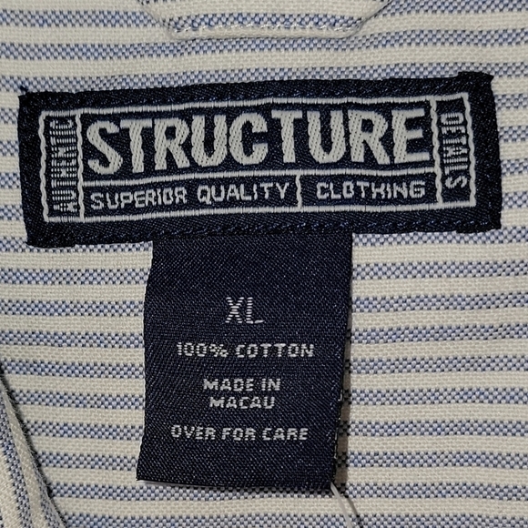 Structure Men's button down long sleeve shirt size XL New with tags! - Picture 5 of 8